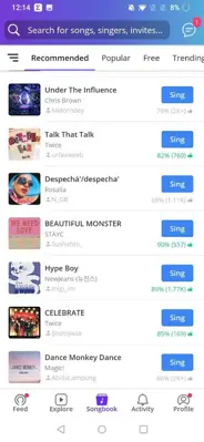 Smule android App screenshot 10